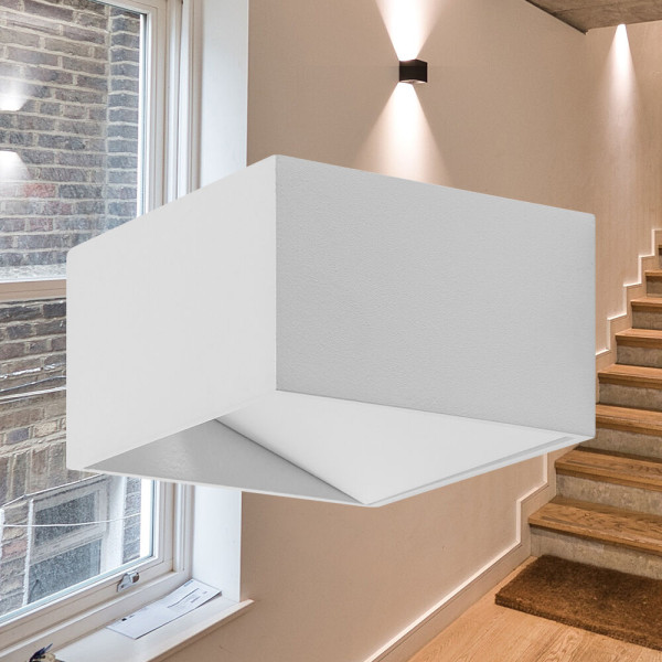 BRAYTRON Led zidna svetiljka BRY-AVVA-WL02-8W-SQR-WHT-3000K-WALL LIGHT - Image 2