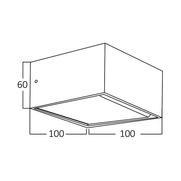 BRAYTRON Led zidna svetiljka BRY-AVVA-WL02-8W-SQR-WHT-3000K-WALL LIGHT - Image 6