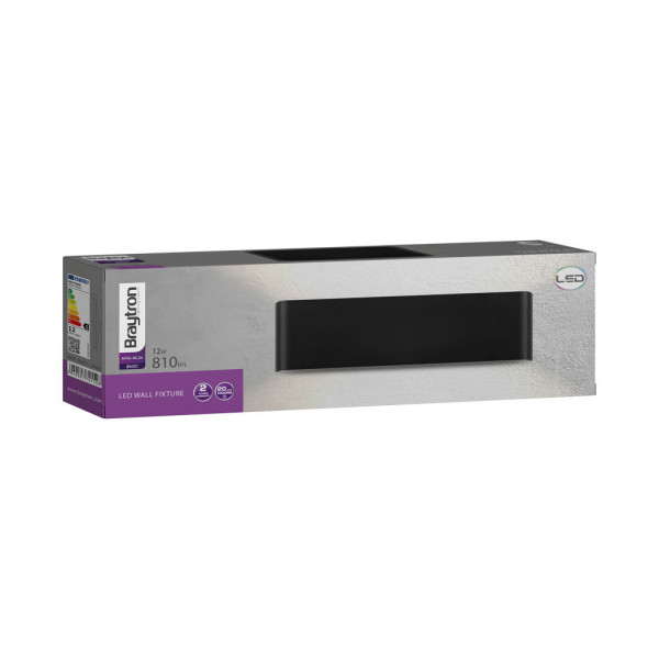 BRAYTRON Led zidna svetiljka BRY-AVVA-WL04-12W-300L-RCT-BLC-3000K-WALL LIGHT - Image 4