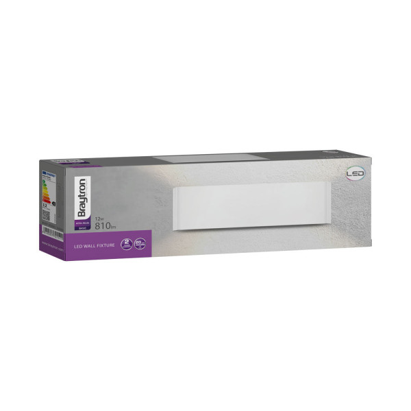BRAYTRON Led zidna svetiljka BRY-AVVA-WL04-12W-300L-RCT-WHT-3000K-WALL LIGHT - Image 4