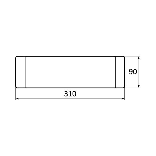 BRAYTRON Led zidna svetiljka BRY-AVVA-WL04-12W-300L-RCT-WHT-3000K-WALL LIGHT - Image 5