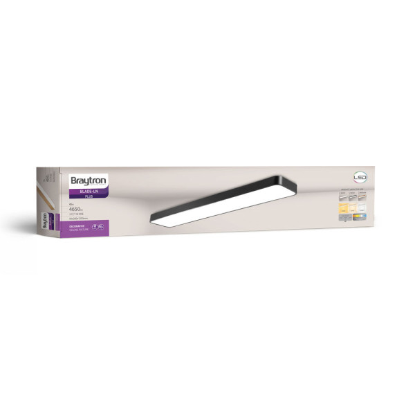 BRAYTRON Plafonjera BRY-BLADE-LN-RCT-BLC-45W-3IN1-CEILING LIGHT - Image 4