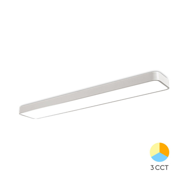 BRAYTRON Plafonjera BRY-BLADE-LN-RCT-WHT-45W-3IN1-CEILING LIGHT