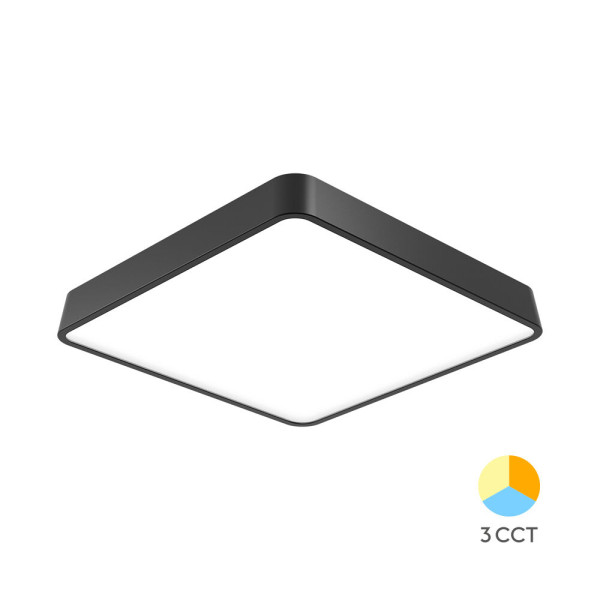 BRAYTRON Plafonjera BRY-BLADE-SS-SQR-BLC-36W-3IN1-CEILING LIGHT